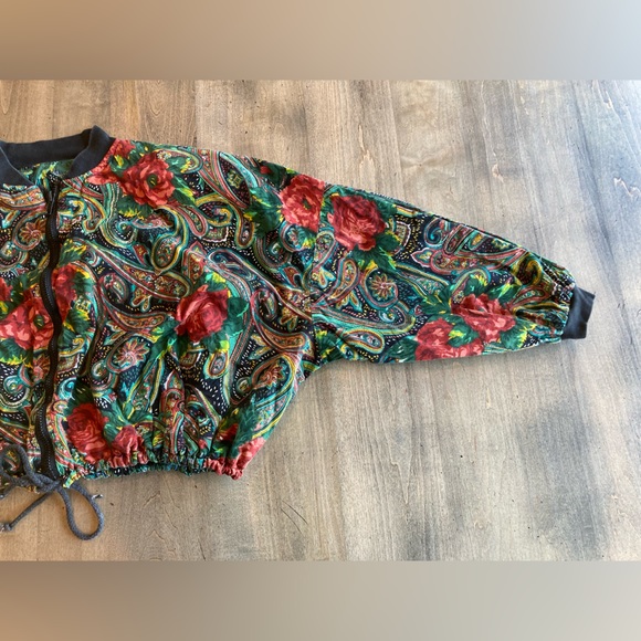 Vintage Northern Style reversible crop jacket - Picture 3 of 12